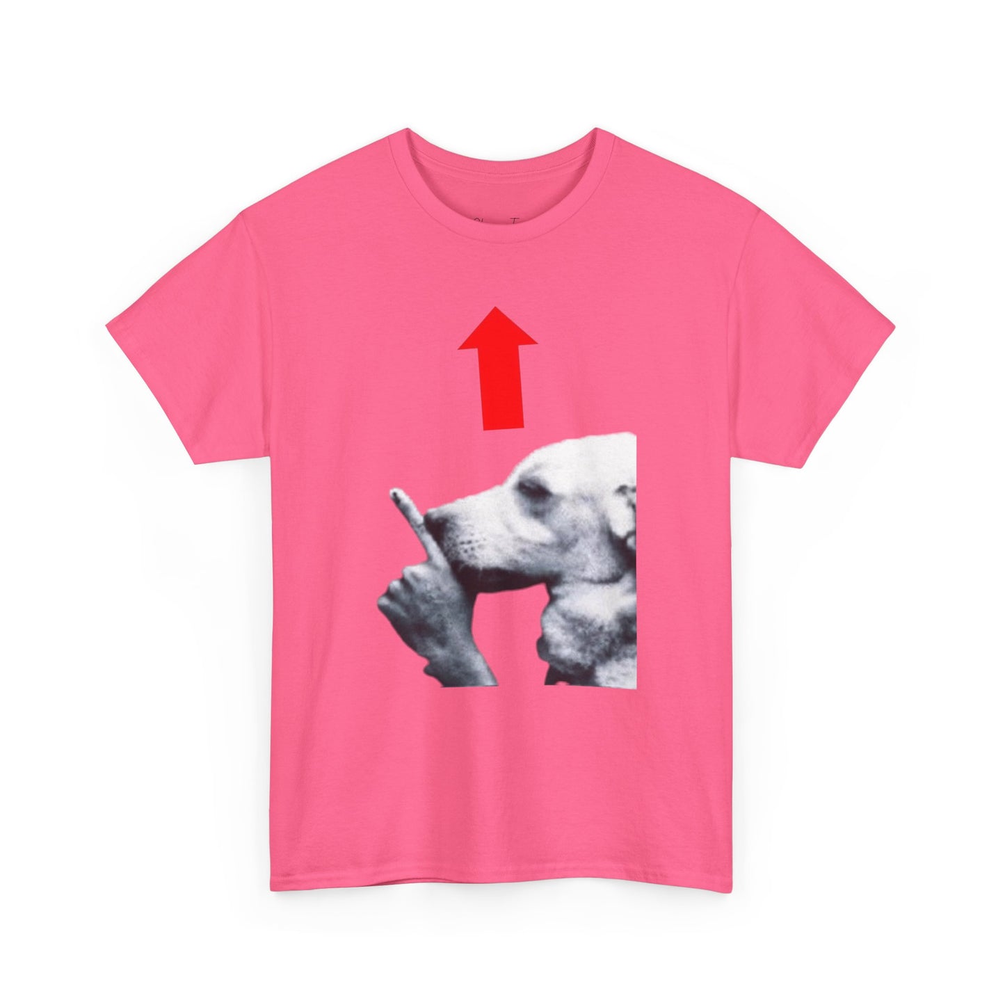 Quiet Dog Arrow Meme Tee