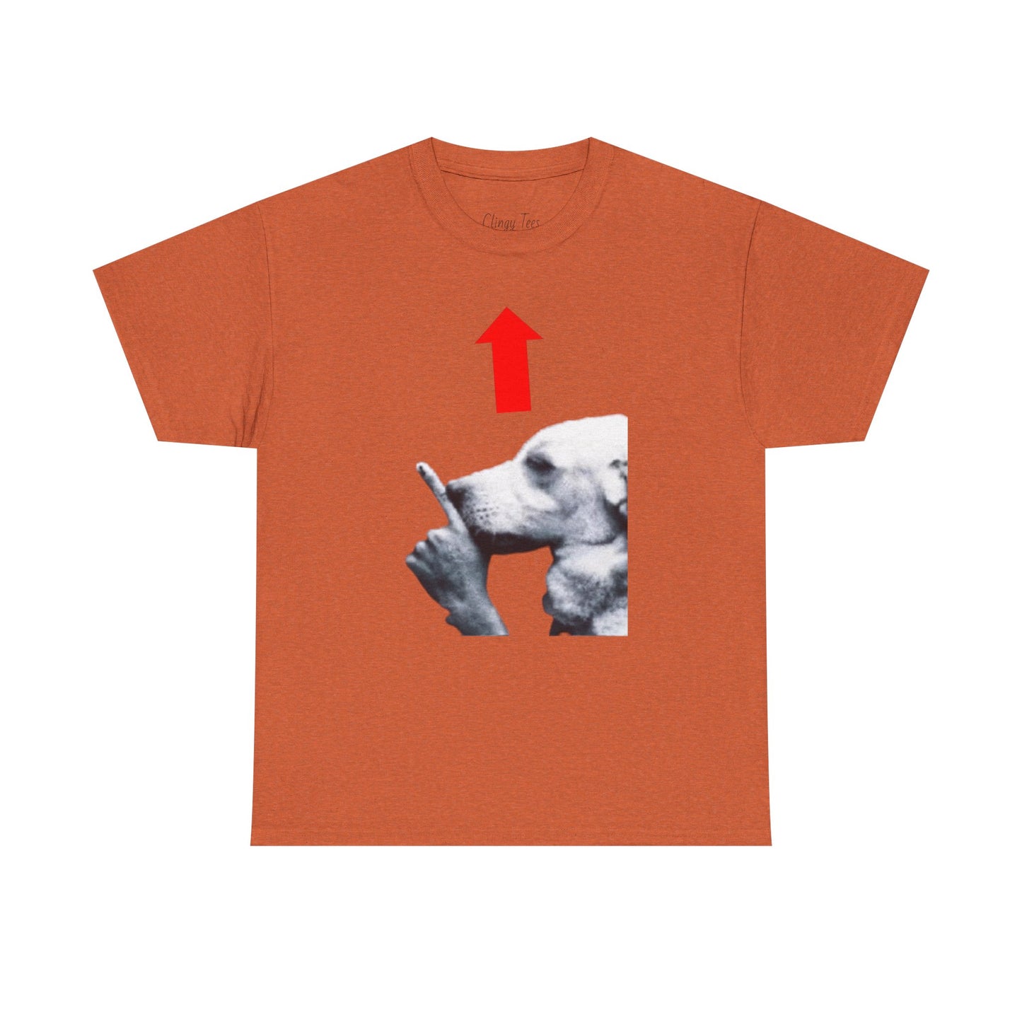 Quiet Dog Arrow Meme Tee