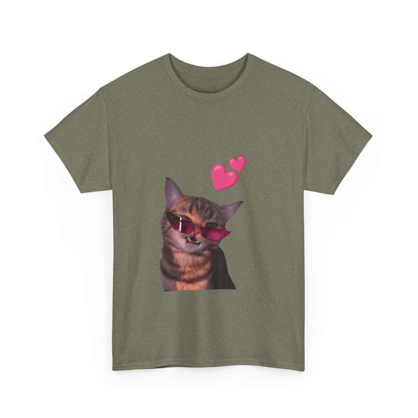 Cool Cat Love Unisex T-Shirt
