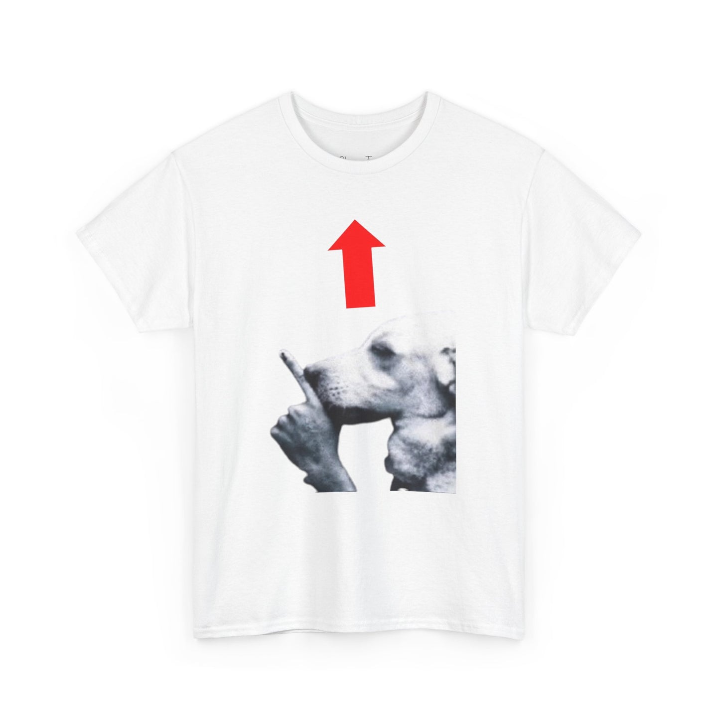 Quiet Dog Arrow Meme Tee