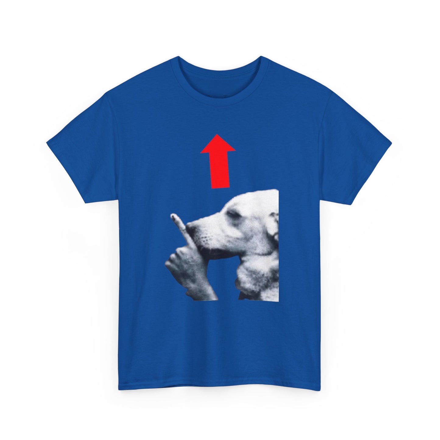 Quiet Dog Arrow Meme Tee
