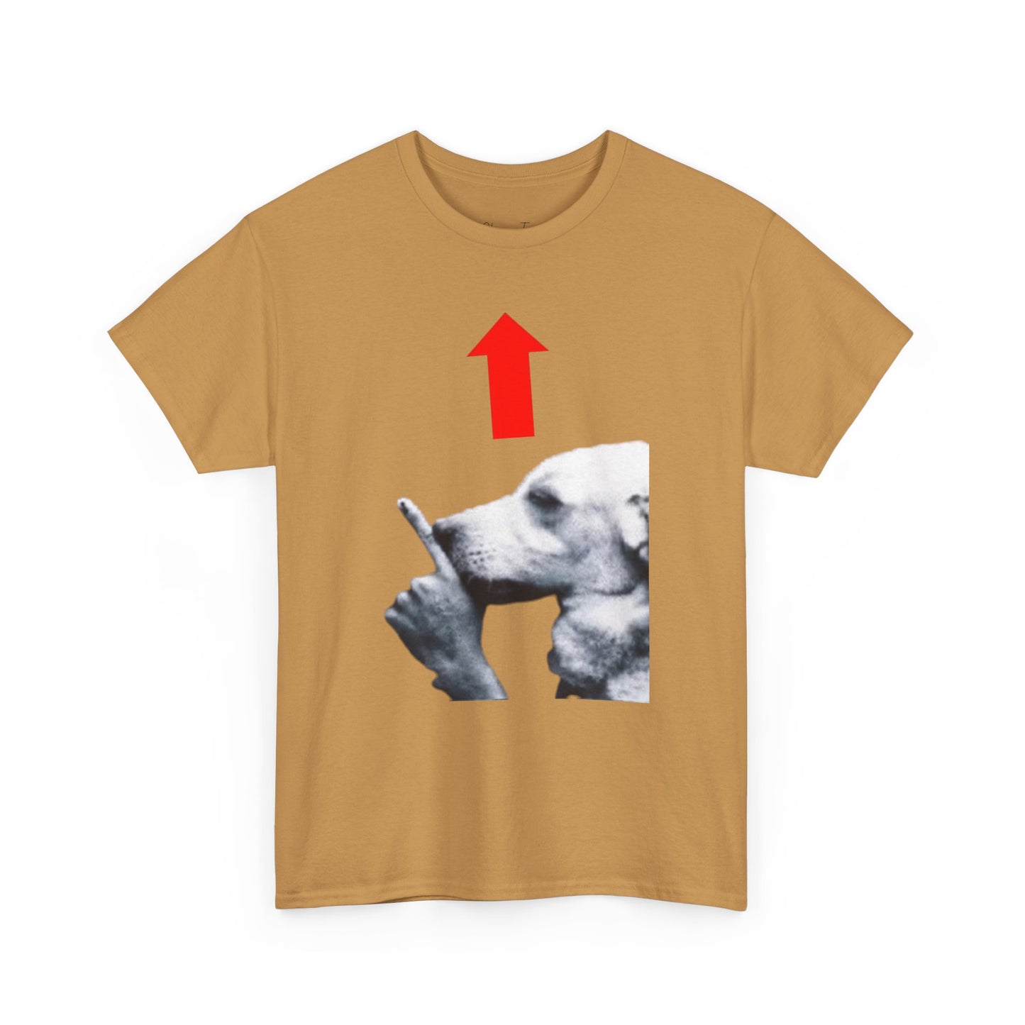 Quiet Dog Arrow Meme Tee